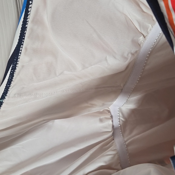 Nautica Multicolor Striped One-Shoulder Swimsuit - Picture 4 of 6